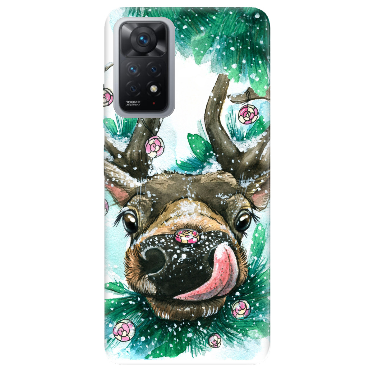 Чохол для Xiaomi Redmi Note 11 Pro Сute deer - фото 1 Чохол для Xiaomi Redmi Note 11 Pro Сute deer - фото 1 - Чохли для телефонів